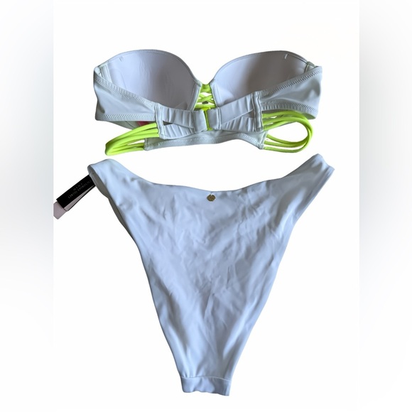 Victoria’s Secret The Midi Beach Bandeau Push-Up Bikini Set 34B - M Bottom NWT - Picture 2 of 12
